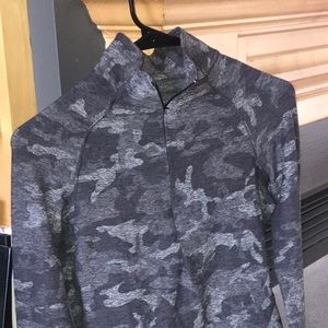 Lululemon 3/4 zip camo pullover jacket